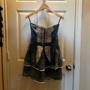 Jeans sleeveless dress
